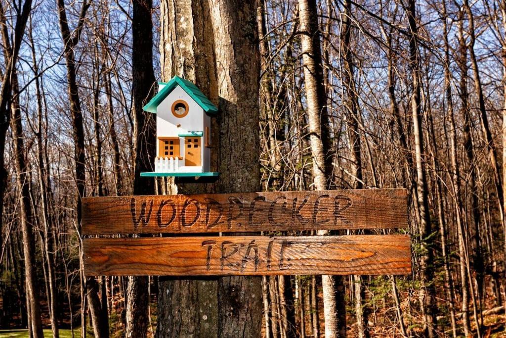 אורפורד Chalet Woodpecker Lodge - Chaleureux Avec Foyer. מראה חיצוני תמונה